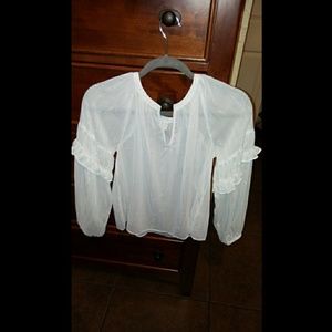 Andeawy Sheer Long-Sleeved